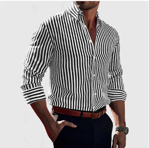 Antonio | Gestreiftes Herren hemd | Modisch, stilvoll & bequem