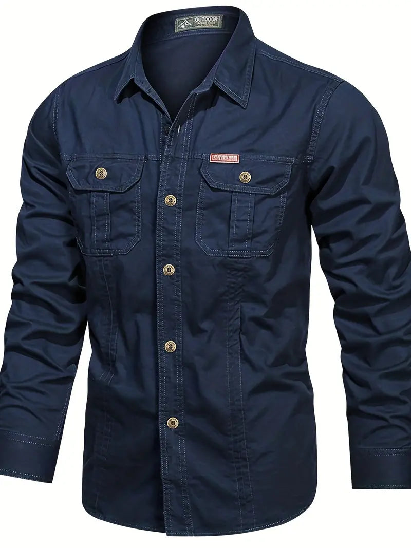 Umberto - Langarmshirt aus Baumwolle für Herren