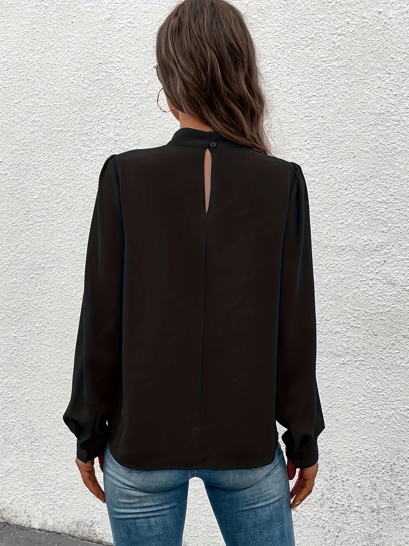 Vae | Schwarze Eleganz-Bluse Marlene