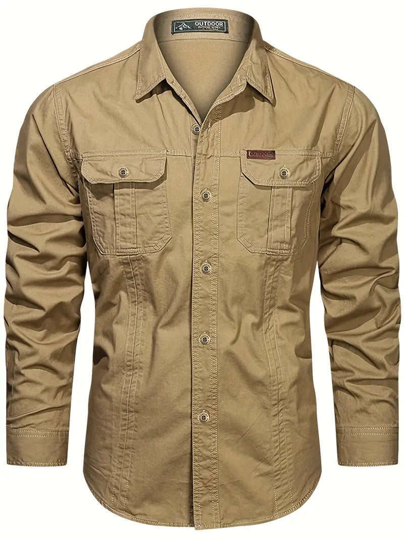Umberto - Langarmshirt aus Baumwolle für Herren