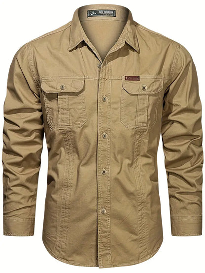 Umberto - Langarmshirt aus Baumwolle für Herren