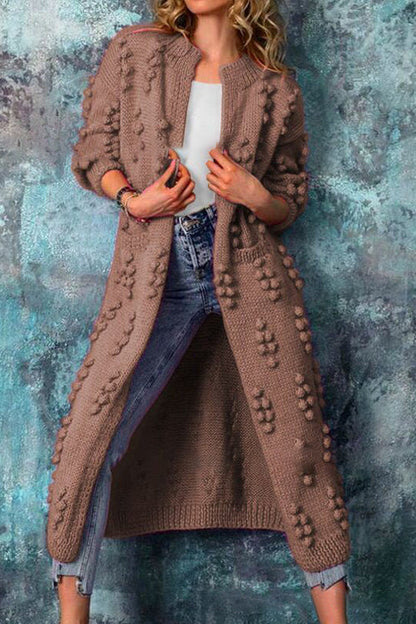 Dino |  Elegante farbige Strickjacke