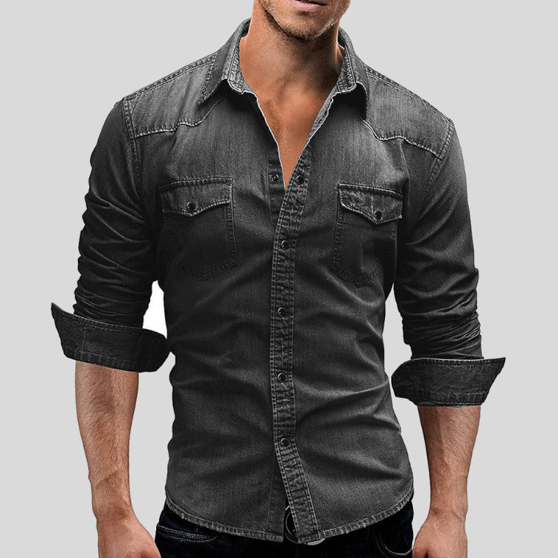 Cedric | Herren-Denim-Hemd | Stilvoll, robust & bequem