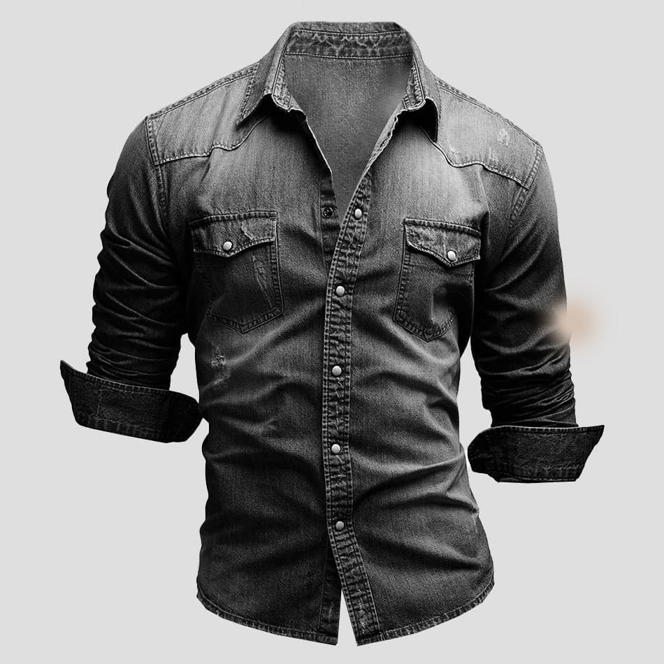 Cedric | Herren-Denim-Hemd | Stilvoll, robust & bequem