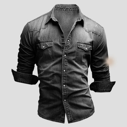 Cedric | Herren-Denim-Hemd | Stilvoll, robust & bequem
