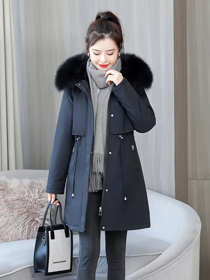 Keylis | Warm & Style – Parka-Jacke mit Kordelzug