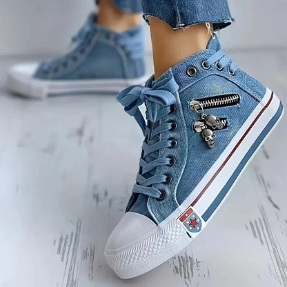 Turnschuhe im Denim-Stil - Adela