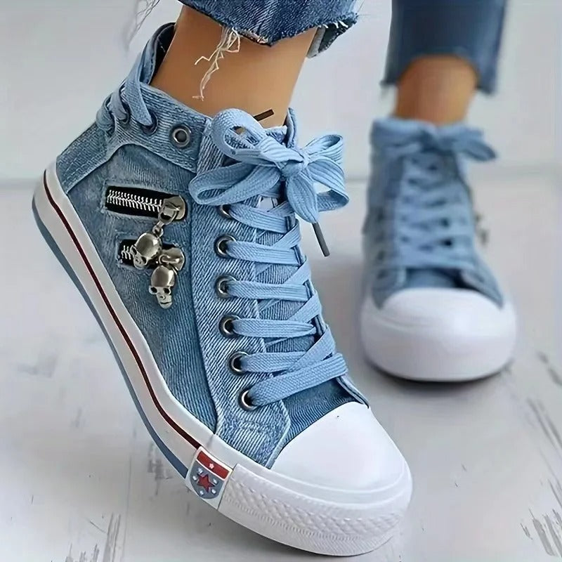 Turnschuhe im Denim-Stil - Adela