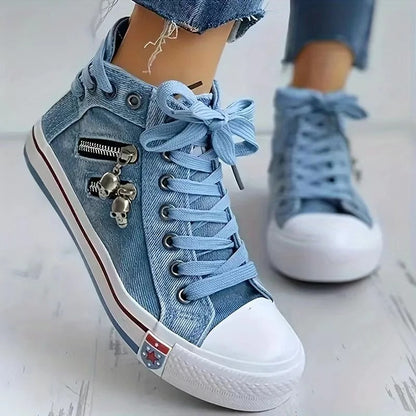 Turnschuhe im Denim-Stil - Adela