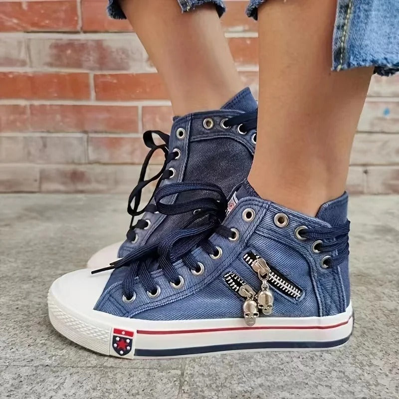 Turnschuhe im Denim-Stil - Adela