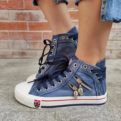 Turnschuhe im Denim-Stil - Adela