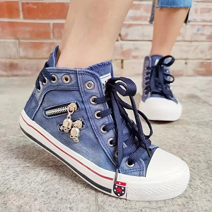 Turnschuhe im Denim-Stil - Adela
