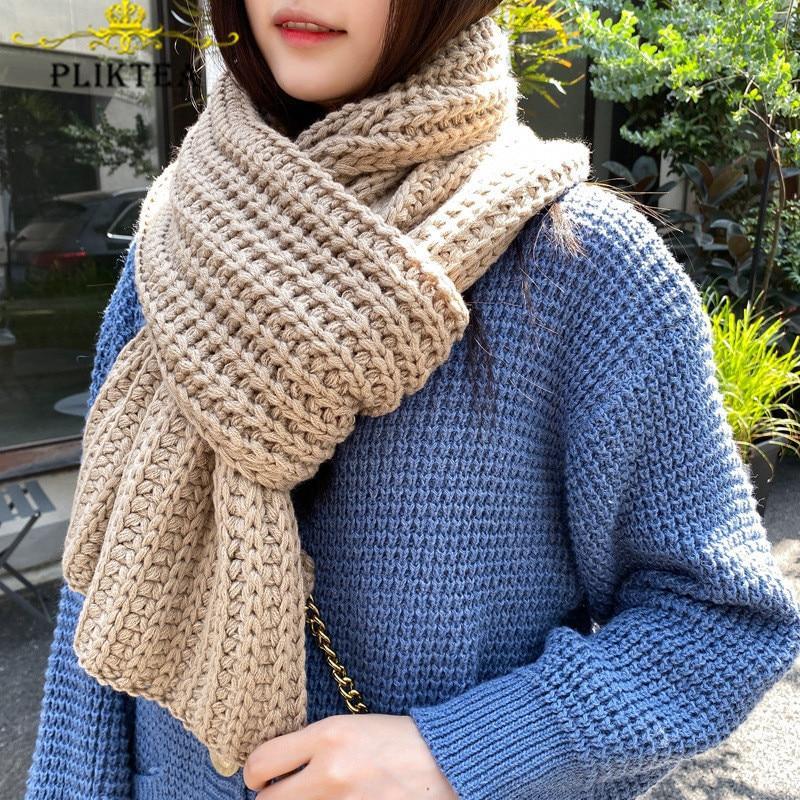 Carolina | Warmer Strickschal für Damen im Winter