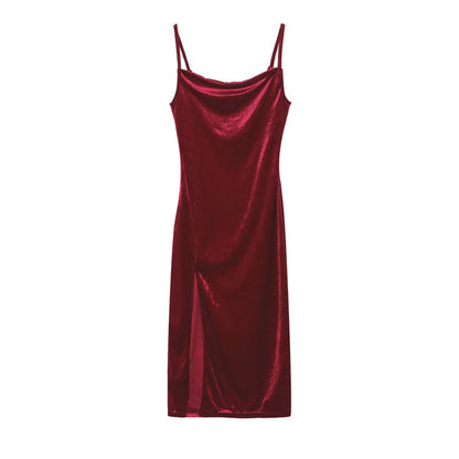 Victoria – Elegantes Damen-Slingkleid mit Schlitz