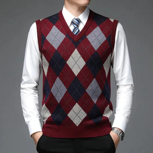 Elegante Pullover-Weste für Männer - Maxim
