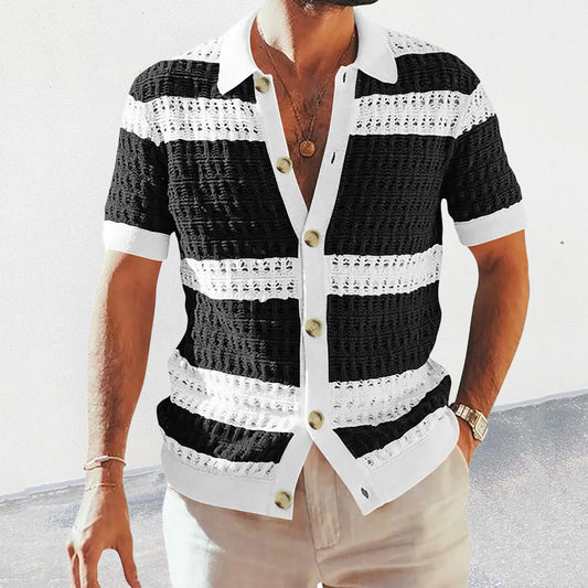 Elegantes Herren-Sommer-Poloshirt aus Strick - Rouven