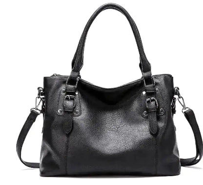Isabella - Vintage-Handtasche aus weichem Leder mit großem Fassungsvermögen und Schultergurt