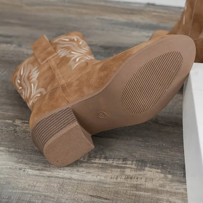Soleil | Retro Dicke Absatzstiefel