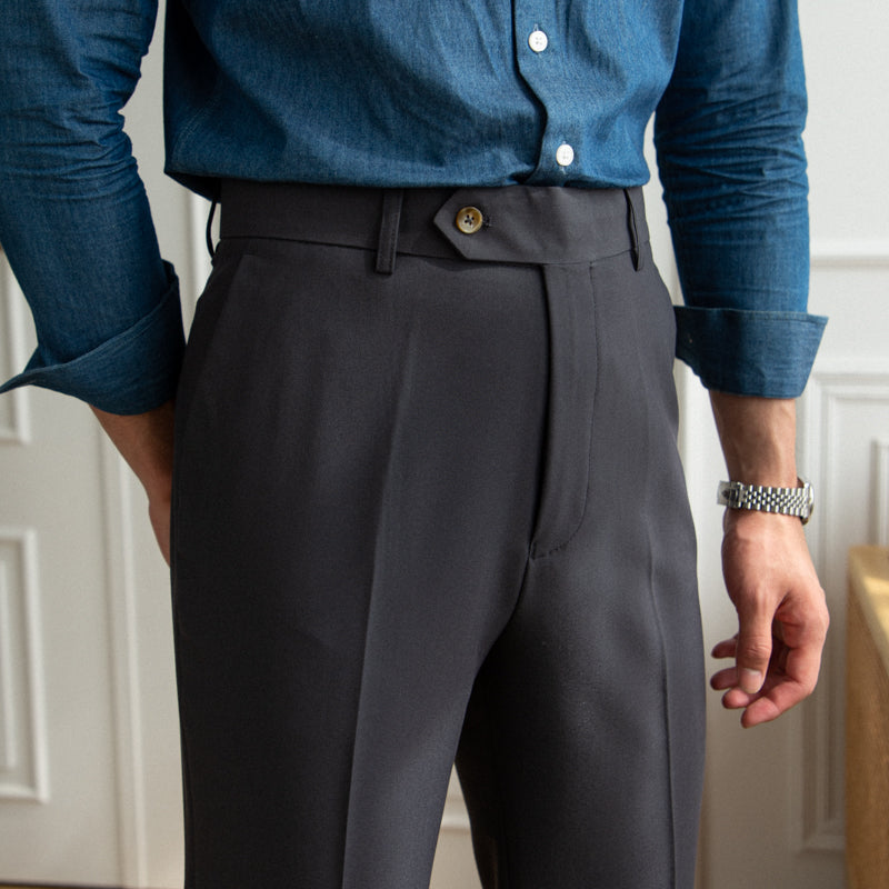 Allesio - Elegante Bügelleichte Hosen mit geradem Schnitt