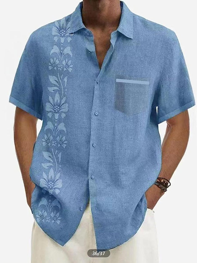 Hawaii-Hemd mit Blumenmuster für Männer - Markgraf