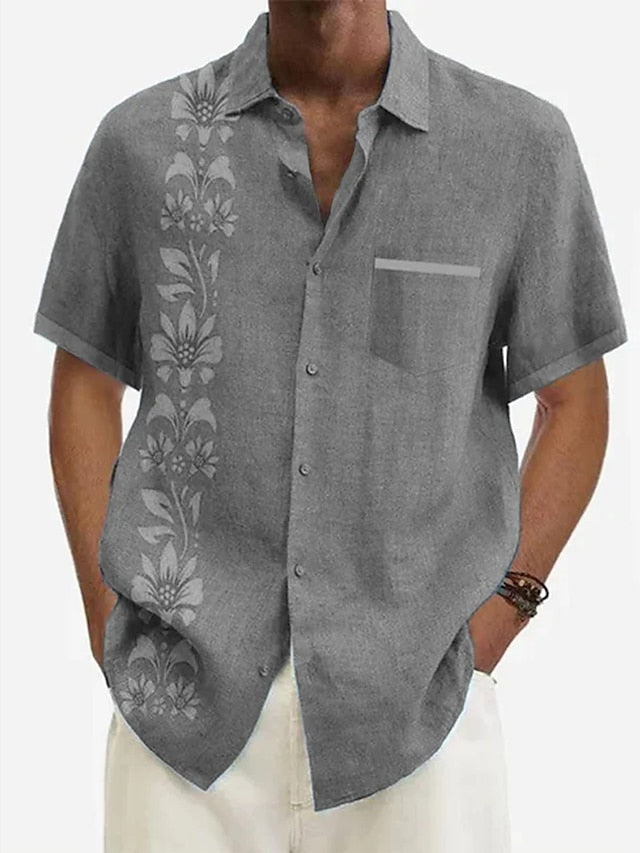Hawaii-Hemd mit Blumenmuster für Männer - Markgraf