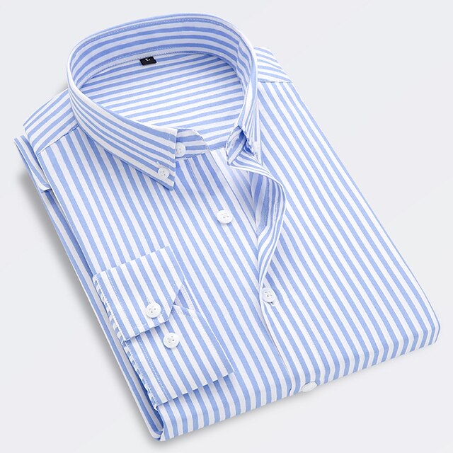 Herren Elegant Gestreiftes Sommerhemd - Maxx