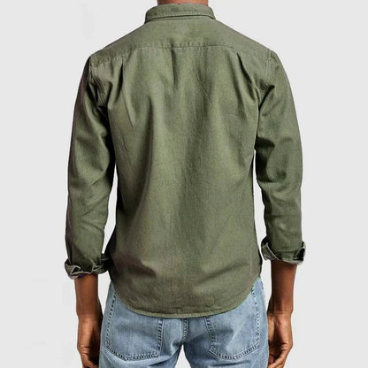 Herren Langarmhemd | Komfortables Baumwollhemd im eleganten Stil
