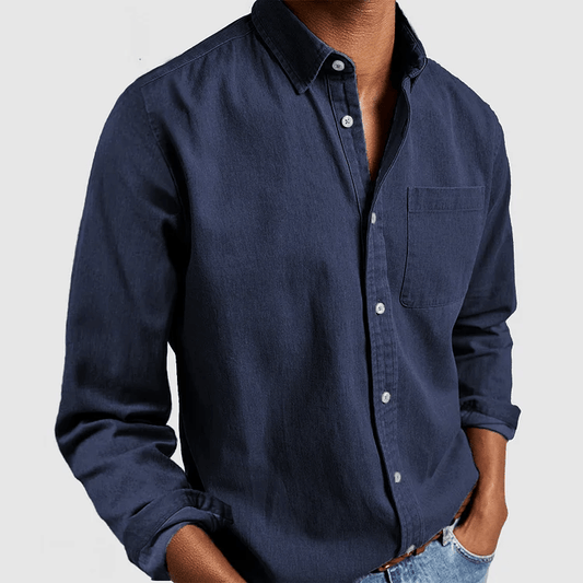 Herren Langarmhemd | Komfortables Baumwollhemd im eleganten Stil