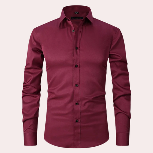 Herren Stretch Hemd | Klassisches Hemd mit Bequemer Passform
