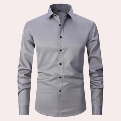 Herren Stretch Hemd | Klassisches Hemd mit Bequemer Passform