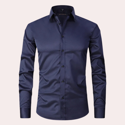 Herren Stretch Hemd | Klassisches Hemd mit Bequemer Passform