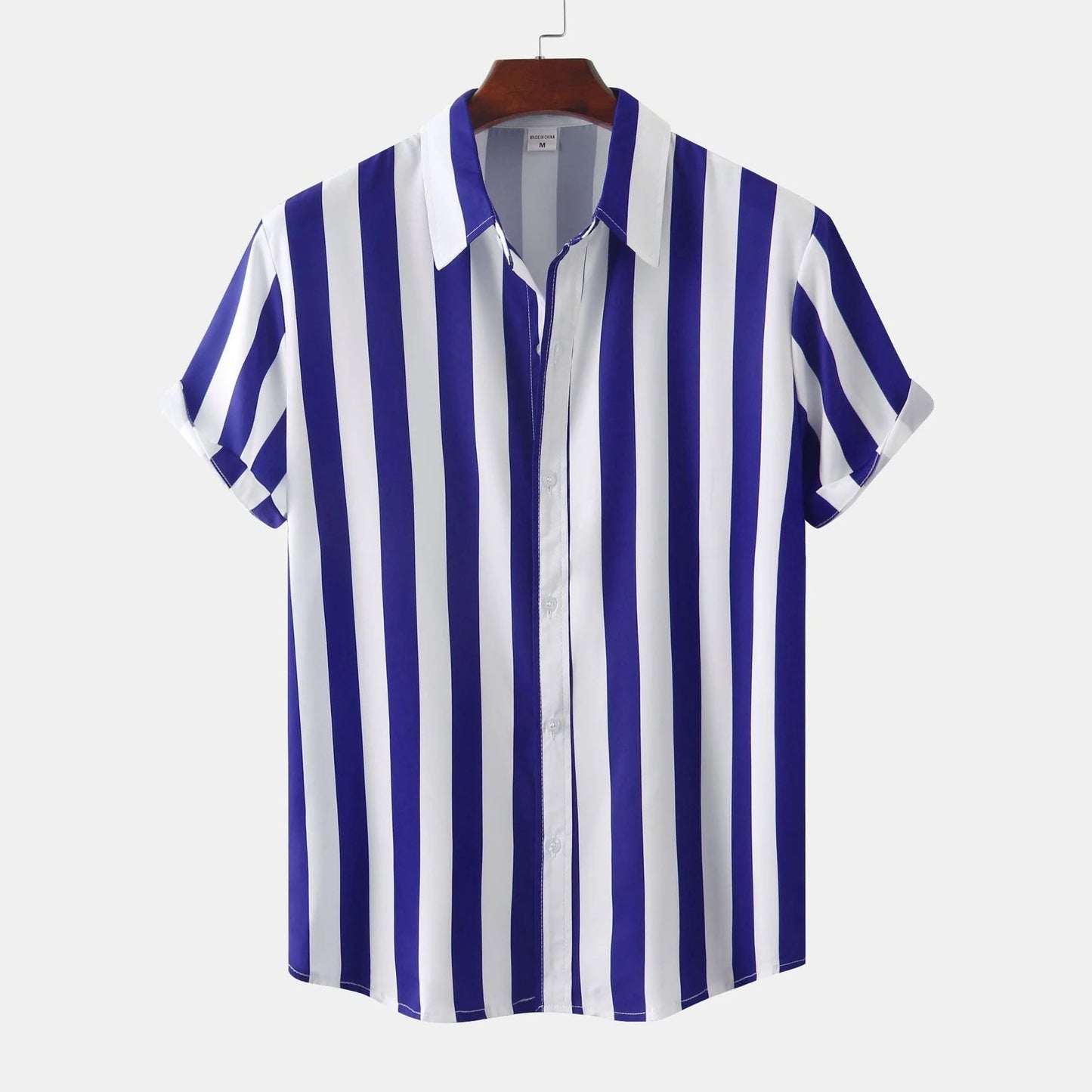 Herren Vielseitiges gestreiftes Sommerhemd - Apolo