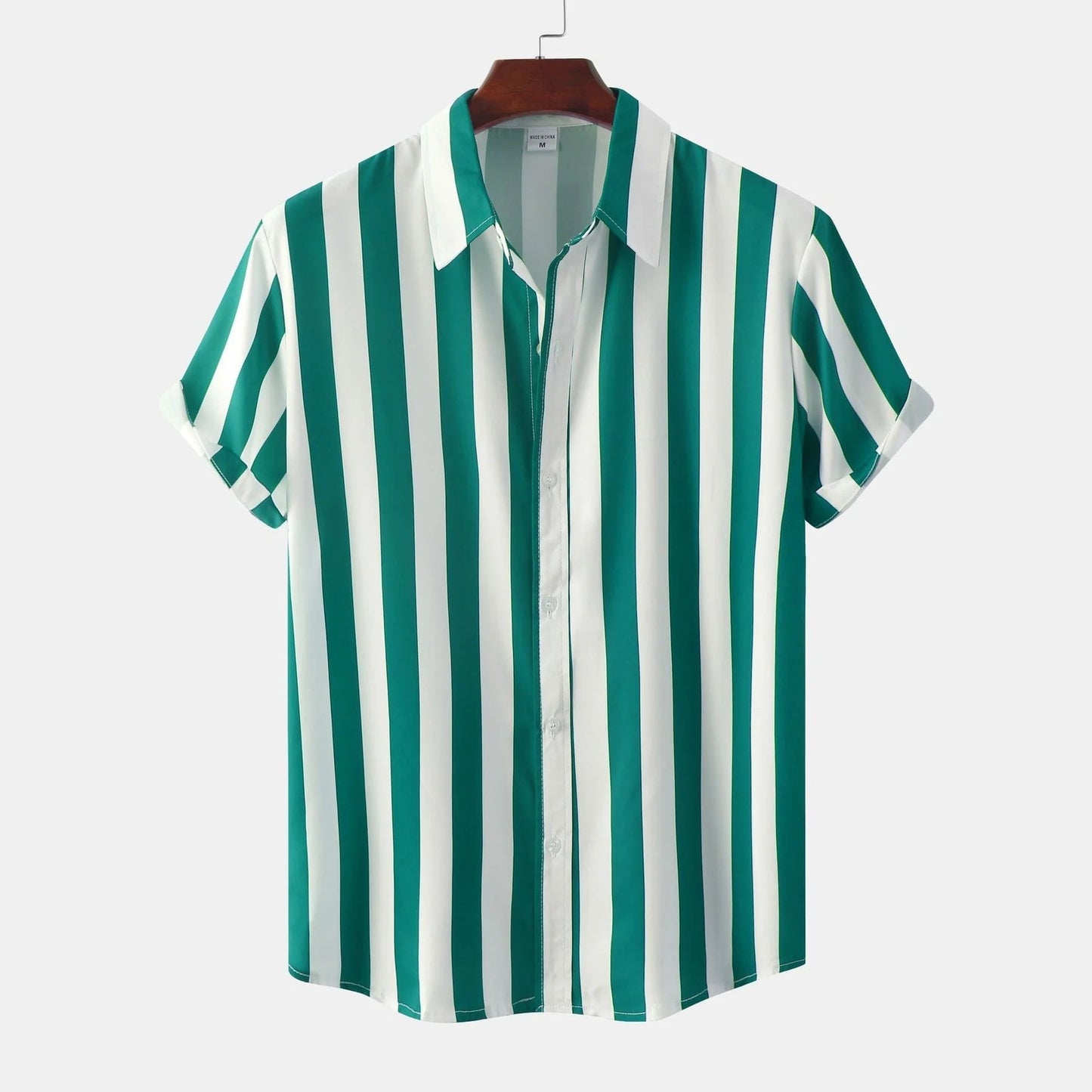 Herren Vielseitiges gestreiftes Sommerhemd - Apolo