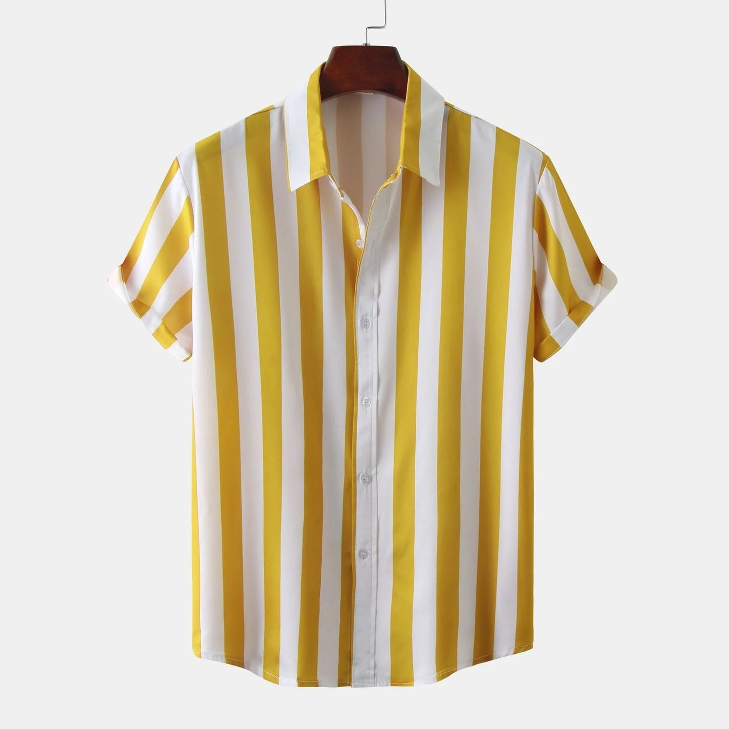 Herren Vielseitiges gestreiftes Sommerhemd - Apolo
