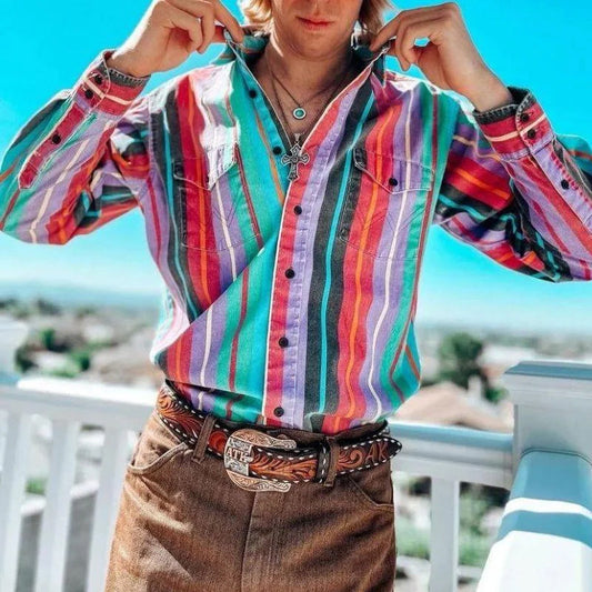 Herren-Vintage-Sommerhemd - Cosimo