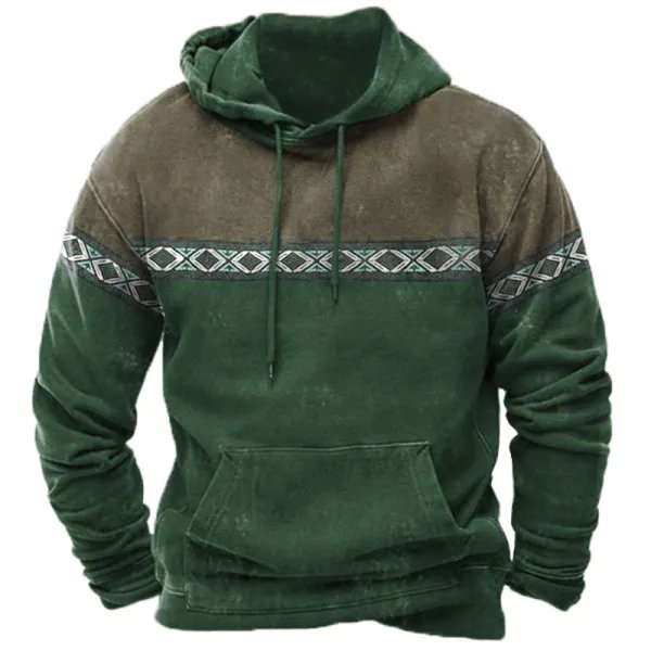 Herrenpullover im Aztekenstil für den Winter - Ember