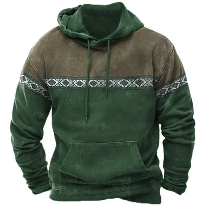 Herrenpullover im Aztekenstil für den Winter - Ember