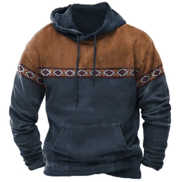 Herrenpullover im Aztekenstil für den Winter - Ember