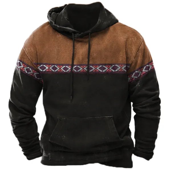 Herrenpullover im Aztekenstil für den Winter - Ember