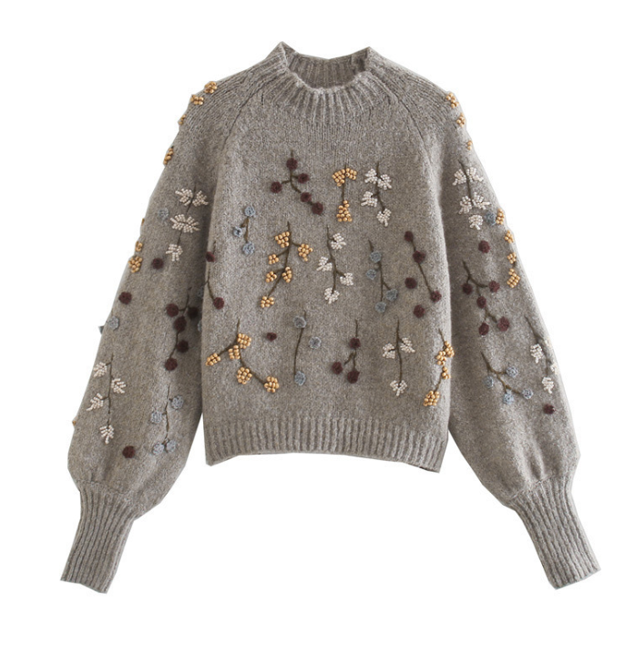 Merle | Cozy Autumn Women's Sweater - Weich, bequem und stylisch mit saisonalem Print