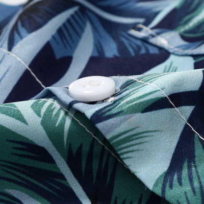 Stylisches Herren Kurzarm Hemd mit Hawaii Design