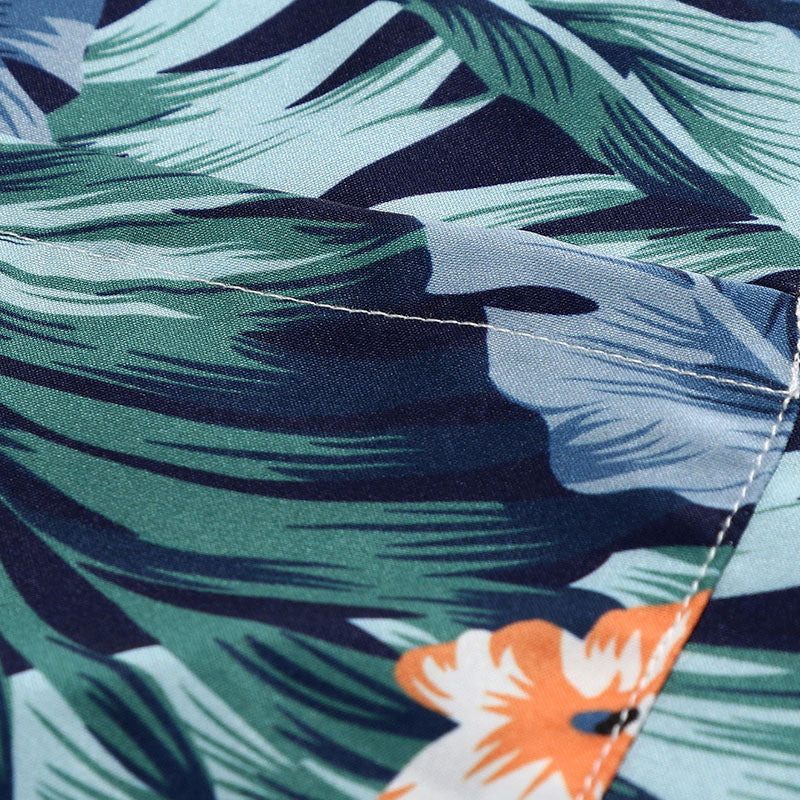 Stylisches Herren Kurzarm Hemd mit Hawaii Design