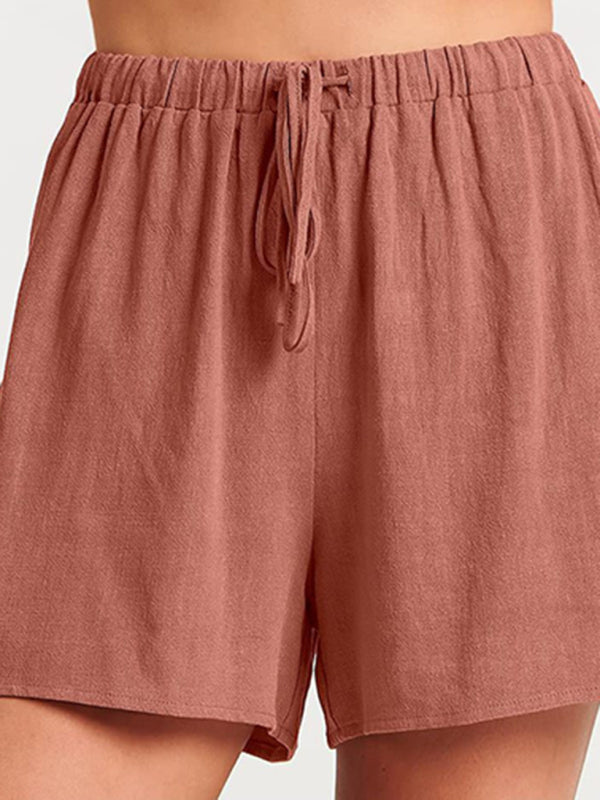 Fudus | Ärmelloses Lockeres Top Shorts Zwei-teile-satz