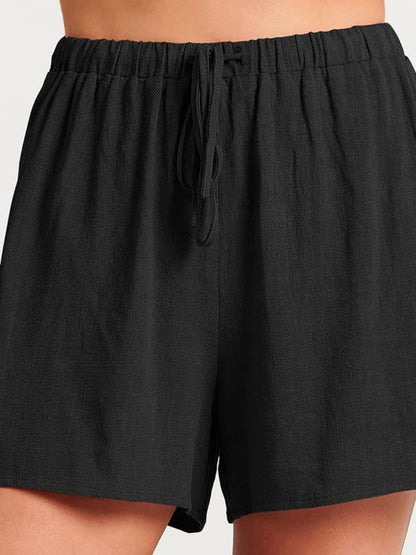 Fudus | Ärmelloses Lockeres Top Shorts Zwei-teile-satz