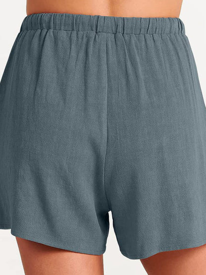 Fudus | Ärmelloses Lockeres Top Shorts Zwei-teile-satz