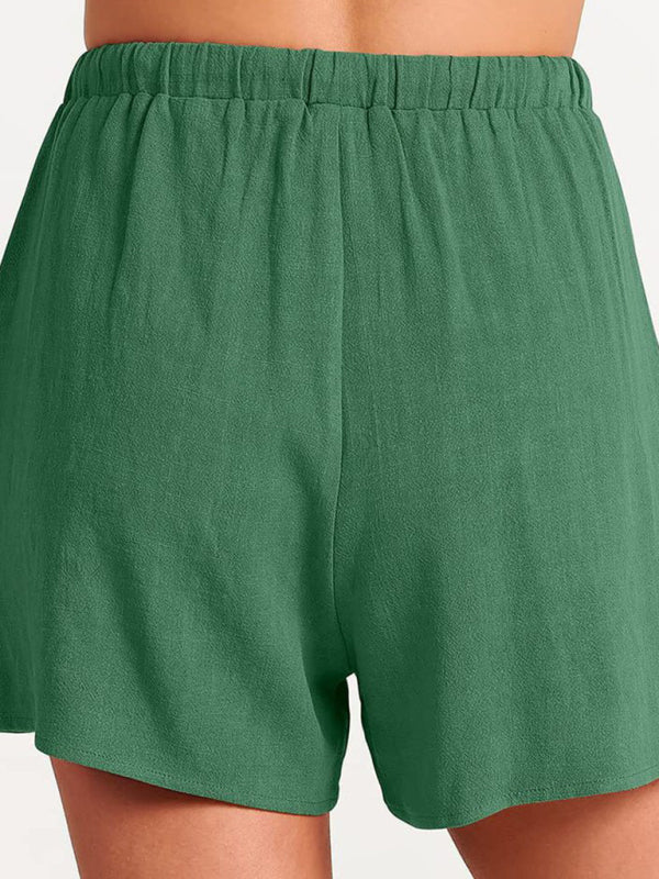 Fudus | Ärmelloses Lockeres Top Shorts Zwei-teile-satz