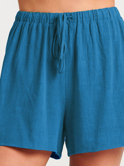 Fudus | Ärmelloses Lockeres Top Shorts Zwei-teile-satz