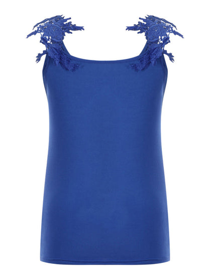 Fudus | Sommer U-ausschnitt Spitzen Tanktop