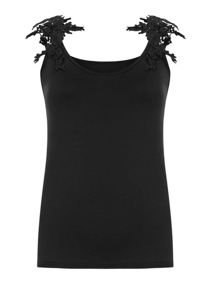 Fudus | Sommer U-ausschnitt Spitzen Tanktop