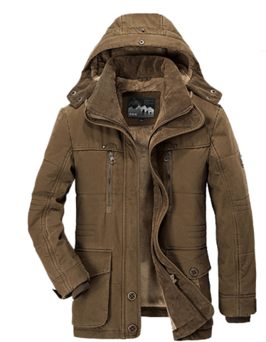 Colton - Stylische Winterjacke für Männer mit Fleece-Futter